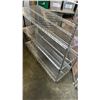 Image 3 : 4FT SEVILLE CLASSIC METAL RACK W/ SHELVES AND WHEELS