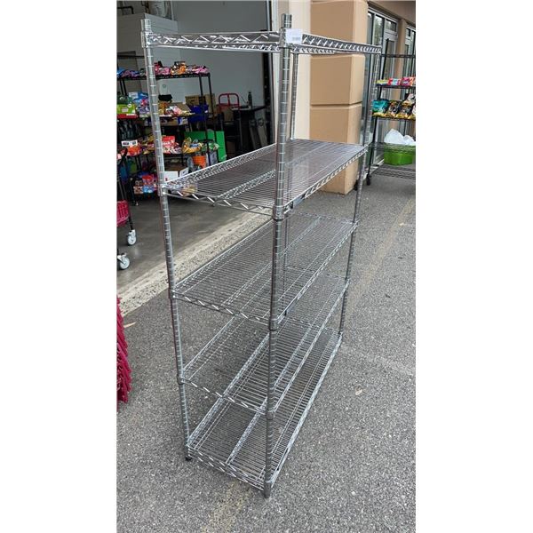 4FT SEVILLE CLASSIC METAL RACK W/ SHELVES