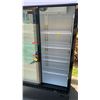 Image 3 : DOUBLE DOOR BEVERAGE COOLER - TESTED AND WORKING, RETAIL $2500, LESS THAN 1 YEAR OLD, VERY GOOD COND