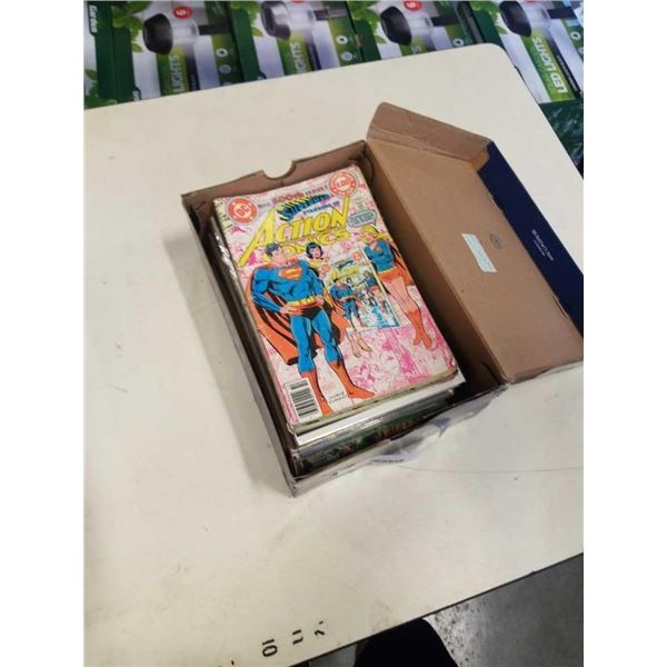 BOX OF SUPERMAN COMICS