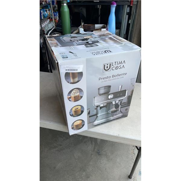 ULTIMA COSA PRESTO BOLLENTE ULTIMATE COFFEE BAR TESTED AND WORKING - RETAIL $699