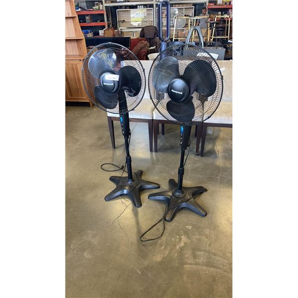 2 HONEY WELL FLOOR FANS