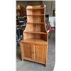 Image 1 : CORNER CUPBOARD WITH HUTCH