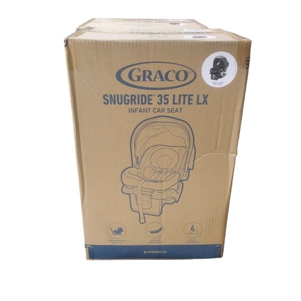 GRACO SNUGRIDE 35 LITE LX INFANT CAR SEAT - RETAIL $199