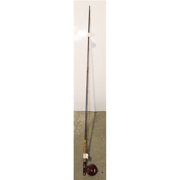 1 - 9' BERKLEY FLY ROD & 2 TO 1 GEAR DRIVEN REEL