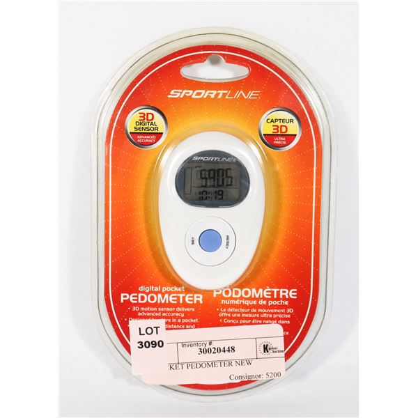 POCKET PEDOMETER NEW