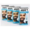 Image 2 : X4 JUST FOR MEN MUSTACHE & BEARD COLOUR REAL BLACK