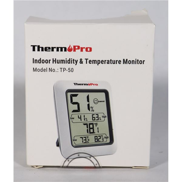 INDOOR HUMIDITY & TEMP. MONITOR