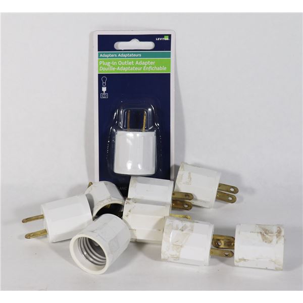 PLUG IN OUTLET ADAPTORS 9 PCS.