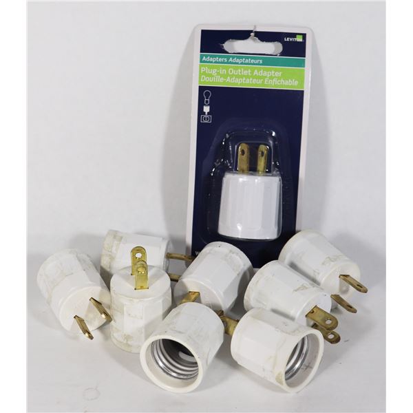 PLUG IN OUTLET ADAPTORS 9 PCS.