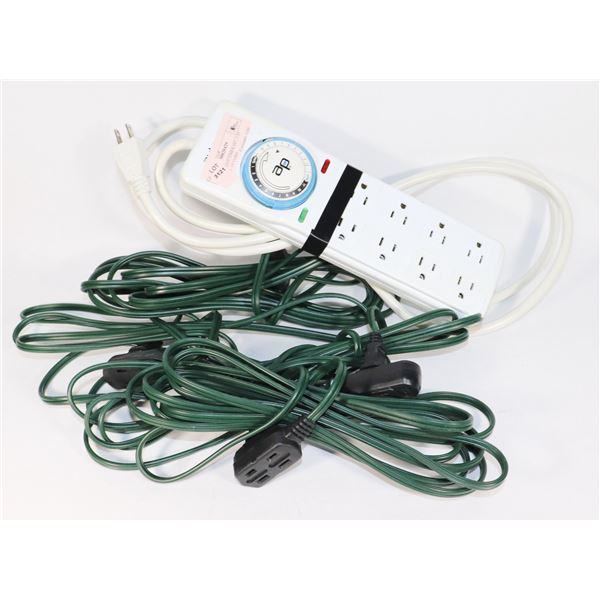 1 AUTO PILOT TIMER 6'6", 2-10' CORDS, 2- 15' CORD