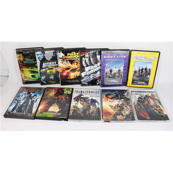 BUNDLE OF FAST AND FURIOUS MOVIES WITH SOME