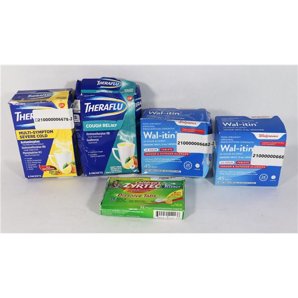 STORE RETURN BUNDLE OF ASSORTED COLD & ALLERGY MED