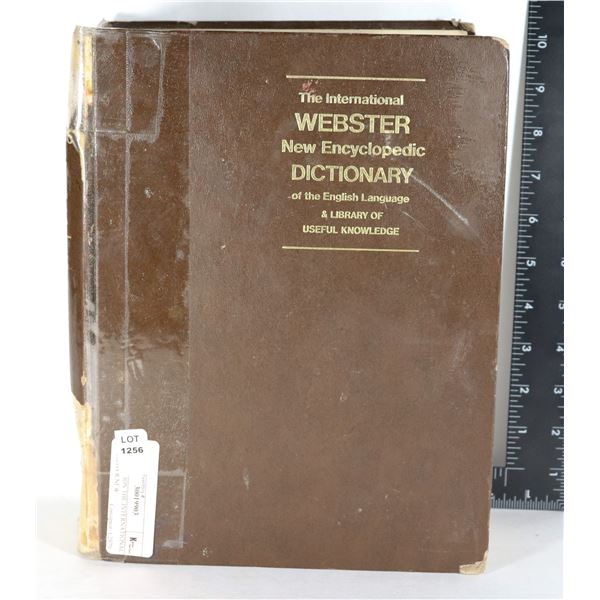 1973 EDITION THE INTERNATIONAL WEBSTER NEW