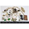 Image 1 : BAG OF FASHION JEWELRY INCLUDING EARRINGS,