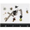 Image 1 : BAG OF FASHION JEWELRY INCLUDING CROSS PENDANT