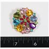 Image 1 : VINTAGE MULTICOLOR FASHION PENDANT