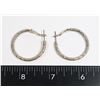 Image 1 : VINTAGE SILVER TONE FASHION EARRINGS