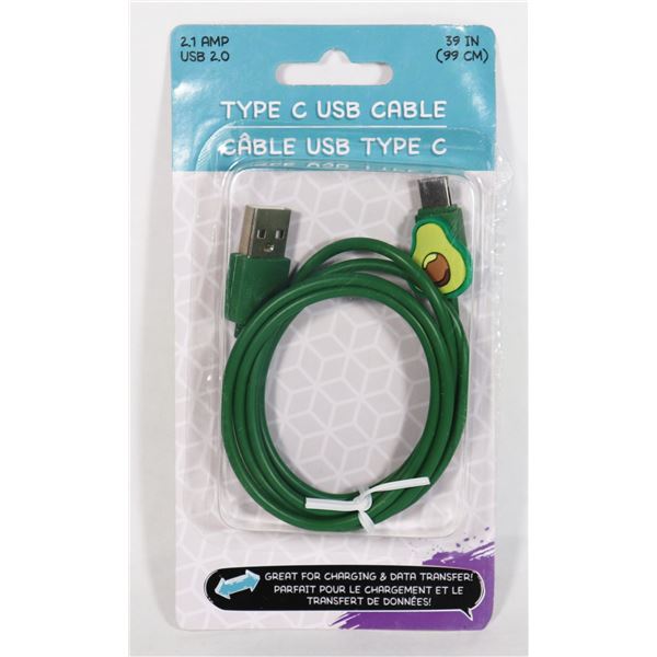 NEW 39" (99CM) LONG USB TYPE C CHARGE CABLE