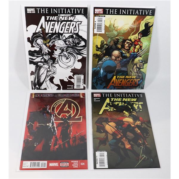 THE NEW AVENGERS 024 & THE INITIATIVE #28, 30, 31