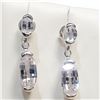 Image 1 : SILVER CUBIC ZIRCONIA EARRINGS (~WEIGHT 5.6G)