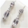 Image 3 : SILVER CUBIC ZIRCONIA EARRINGS (~WEIGHT 5.6G)