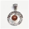 SILVER GEMSTONE  PENDANT (~WEIGHT 4.67G)