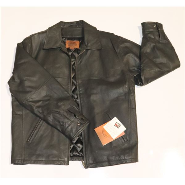 STORE RETURN GENUINE LEATHER JACKET SIZE M