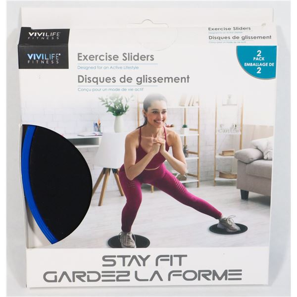 NEW 2PACK EXERCISE SLIDERS ENHANCES YOUR WORKOUT