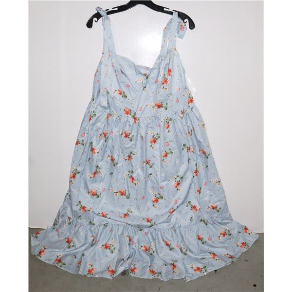 NEW (MISSING TAGS) SIZE 3X FLORAL PRINT SUN DRESS