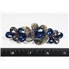 Image 1 : NEW BLUE RHINESTONE FLOWER FRENCH CLIP HAIR CLIP