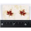 Image 1 : NEW GOLD TONE MAPLE LEAF EARRINGS