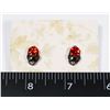 Image 1 : NEW RHINESTONE BLACK SKULL STUD EARRINGS