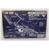 Image 1 : NEW STAR TREK ENTERPRISE THEME METAL SIGN.