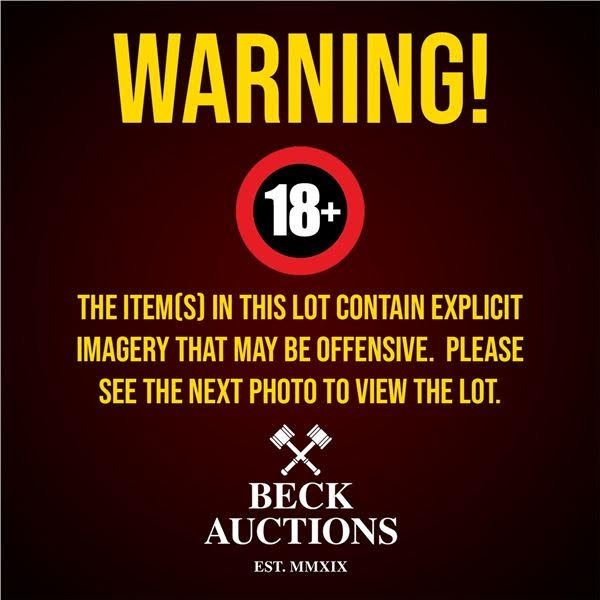 Warning Adult 18+ Poster