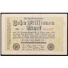Image 2 : 1923 Weimar Germany 10 Millionen Mark Note P: 106c Grades Choice AU/BU Slider