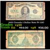 1923 Canada 1 Dollar Note P: 33O Grades vg+