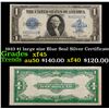 1923 $1 large size Blue Seal Silver Certificate Grades xf+