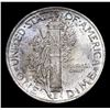 Image 3 : 1944-p Mercury Dime Good Color! 10c Grades Gem++ Unc