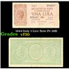 Image 1 : 1944 Italy 1 Lire Note P# 29B Grades vf++