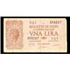 Image 2 : 1944 Italy 1 Lire Note P# 29B Grades vf++
