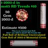 Image 1 : Shotgun Lincoln 1c roll, 2002-d 50 pcs Bank Wrapper.