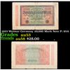 Image 1 : 1923 Weimar Germany 20,000 Mark Note P: 85A Grades Select AU
