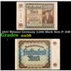 Image 1 : 1922 Weimar Germany 5,000 Mark Note P: 81B Grades Choice AU/BU Slider
