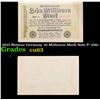 Image 1 : 1923 Weimar Germany 10 Millionen Mark Note P: 106c Grades Select CU