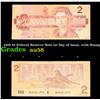 Image 1 : 1986 Canada 2 Dollar Note P# 94B Grades vf+
