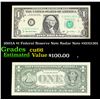 Image 1 : 2003A $1 Federal Reserve Note Radar 10311301 Grades Gem+ CU