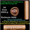 Image 1 : Shotgun Lincoln 1c roll, 2009-p Birth 50 pcs Brandt Wrapper.