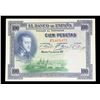 Image 2 : 1925 Spain 100 Pesetas Note P: 69C Grades Choice CU