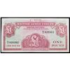 Image 4 : 2x Consecutive 1962 4th Series British Armed Forces 1 Pound Special Vouchers, All CU! P# M36a Grades